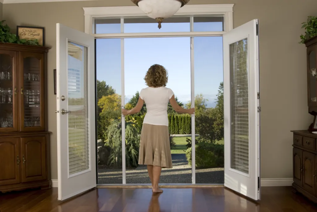 ClearView Retractable Screen Door
