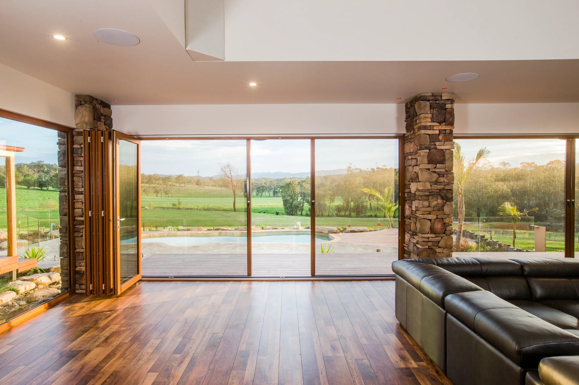 Patio door screen